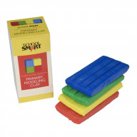 School Smart Modeling Clay, 5 Pounds, Assorted Primary Colors