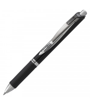 Pentel EnerGel PRO Permanent Gel Pen, 0.7 mm Medium Line, Black Ink, Pack of 12