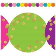 Teacher Created Resources Confetti Circles Border Trim, 2-3/4 x 35 Inches