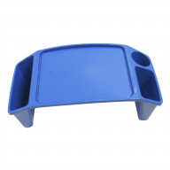 Dial Stackable Lap Tray, 8 x 21 x 12 Inches, Blue