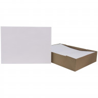 School Smart No Clasp Catalog Envelopes, 9 x 12 Inches, White, Pack of 100