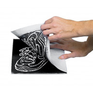 Scratch-Art Inovart Scratch-Foam Board Printing Plate with Instruction Manual, 4 X 6 in, Pack of 100
