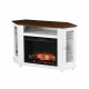 Dilvon Touch Screen Electric Media Fireplace with Storage