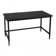 Lawrenny Reclaimed Wood Desk - Black