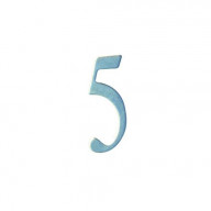 2 inch Stainless Steel Self Adhesive Address Number. Number: 5