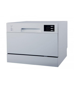 Countertop Dishwasher with Delay Start & LED - Silver