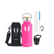 500ML To-Go Stainless Steel Water Bottle, Rose Red