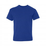 Hanes - Perfect-T Youth Short Sleeve T-Shirt - Deep Royal, Size : L