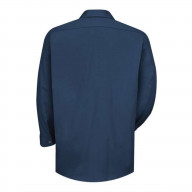 Red Kap Long Sleeve Specialized Cotton Work Shirt - Navy, S