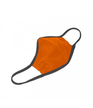 Badger - B-Core Reversible 3-Ply Masks - 1931, Hot Coral/ Safety Orange/ Graphite - S/M