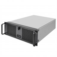 4U rackmount server chassis with 3x 5.25 drive bays, 8 x 3.5,1X2.5 in the bottom of left side, 1 x 2.5(support up to 9.5mm) or 1xSlim ODD(12.7mm), support CEB M/B, USB 3.1 Gen 1 Type A x2, 120PWM Fan x1, 8025 PWM Fan x1