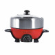 Tayama 3 Qt. Shabu & Grill Electric Multi-Cooker with Stainless Steel Pot