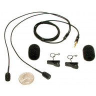 Miniature Binaural Microphones with 3.5mm (1/8