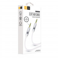 10' AUX Cable Fabric-GY