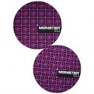 A pair of quality felt lined Slip Mats withthe Monster Logo