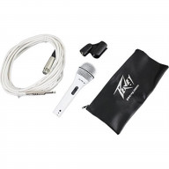 Cardioid Unidirectional Dynamic Vocal Microphone withon/off switch & 1/4-in Plug & 6 Meter Cable COLOR: WHITE