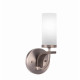 Monterey 1 Light Wall Sconce Shown In Graphite & Painted Distressed Wood-look Metal Finish With 2.5
