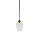Rocklin Stem Hung Pendant Shown In Matte Black Finish With 6.75