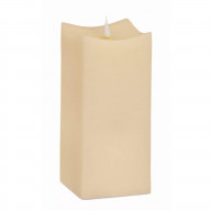 Simplux Squared Candle with Moving Flame (Set of 2 with Remote)