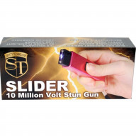 Slider 40 million volt stun gun flashlight 4.9 milliamps Pink