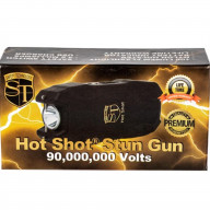 Hot Shotstun gun withflashlight and Battery Meter Black