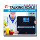 True 42 ECHO-400 Large Talking Bathroom Scale, 400lb Capacity- Extra Wide Platform- Large LCD display- Precision Digital Scale