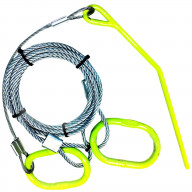 H.D. Log Choker Cable with rings and probe stake