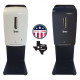 Automatic Touch-Free Universal Hand Sanitizer Dispenser and Counter Top Station Kit, Made in USA. Color option is Black