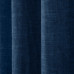 Jawara Heavyweight Natural Linen Textured Curtain, Blackout Linen Curtain 50 Inches Width by 84 Inches Length, 4-in-1 Header Flat Hooks Back Tab Hook Belt Rod Pocket, Midnight, 1 Panel