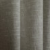 Jawara Blackout Linen Curtains 50 Inch Wide Heavyweight Grommet Light Blocking Energy Saving Lined Window Curtains for Bedroom Living Room, Gray, 50 Inches Width by 96 Inches Length, 1 Panel