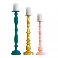 S/3 Candle Holders South Beach