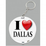 I HEART Dallas Power Bank Key-Chain