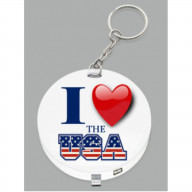I Heart The USA Power Bank Key-Chain