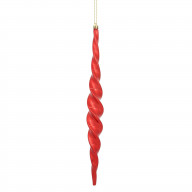 14.6 Red Shiny Spiral Icicle 2/Bx