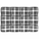 vidaXL Pallet Sofa Cushion Gray Check Pattern 47.2