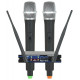 Dual Channel UHF Wireless Microphone System