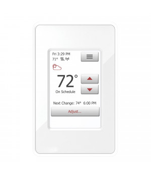 nSpire Touch WiFi: WiFi and Touch Thermostat. Programmable, Class A GFCI, w/Floor Sensor