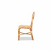 Baxton Studio Athena Modern and Contemporary Natural Finished Rattan Chair