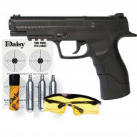 Daisy 415 Repeater Pistol Shooting Kit - CO2 Powered
