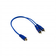 STINGER RCA Y 2M-1F BLUE INTERCONNECTS (6