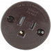 Sillites Self Contained Receptacle Tamper Resistant Brown ( Pack of 2 )