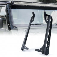 Xprite Mamba Series Front Windshield 50 Inch Light Bar Mounting Brackets For 1997 - 2006 Jeep Wrangler TJ LJ
