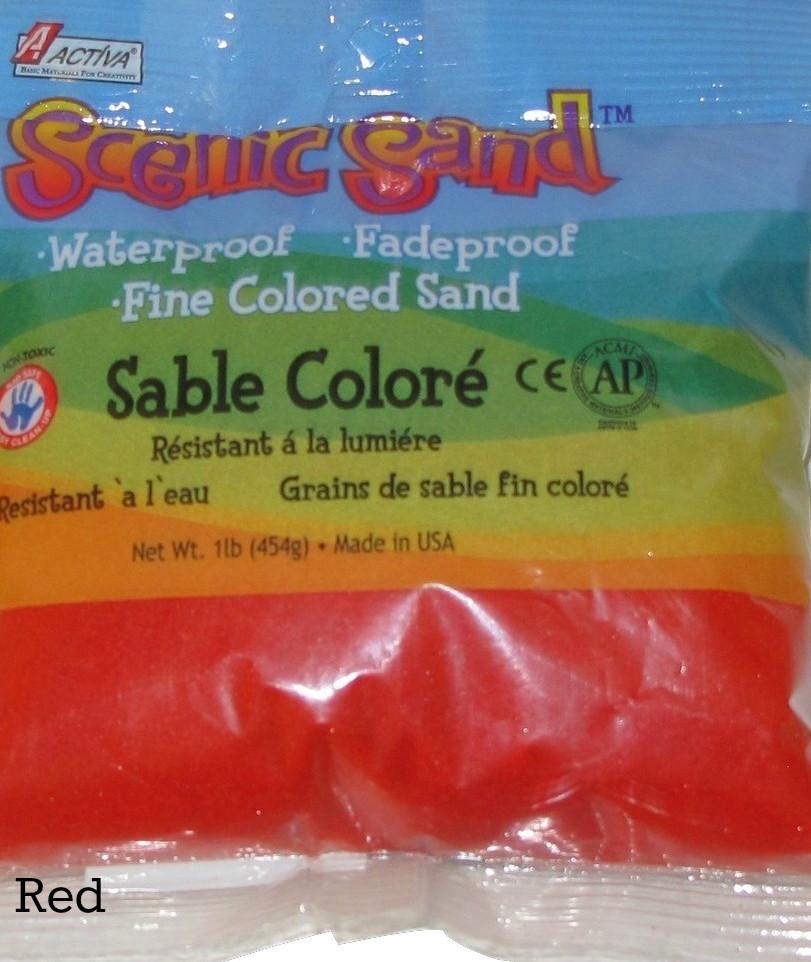 Scenic Sand-ACTIVA 1 lb. Bag of Colored Sand - Scenic Sand