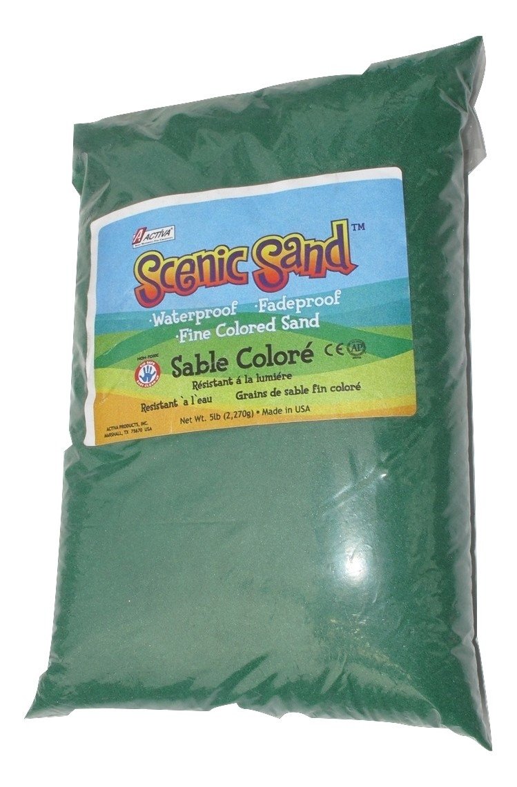 Dark Blue Bag of Colored Sand ACTIVA 5 lb Scenic Sand 